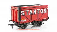 37-206B Bachmann 8 Plank Wagon Coke Rails 'Stanton' Red - Era 3.